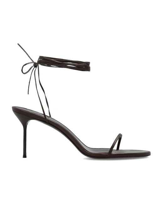 Paris Texas Black High Heel Sandals