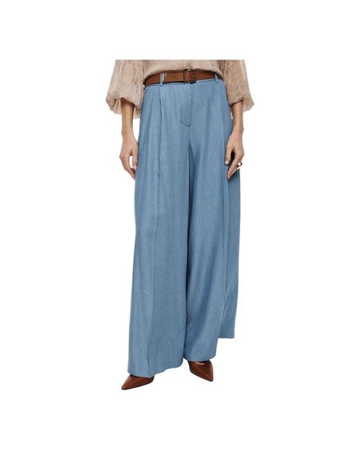 Imperial Blue Wide Trousers