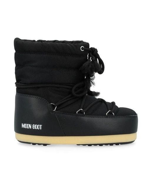 Moon Boot Black Winter Boots