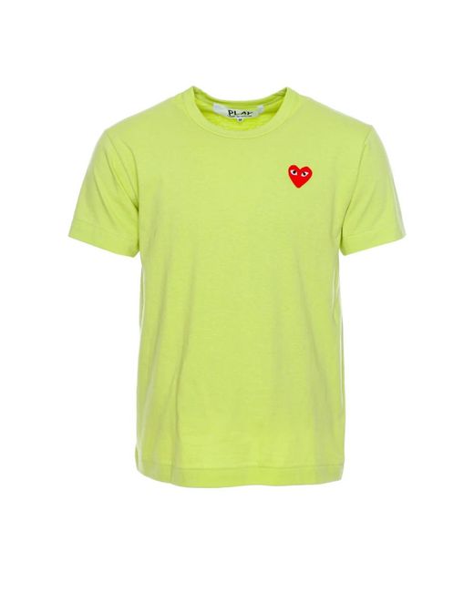 COMME DES GARÇONS PLAY Green T-Shirts for men