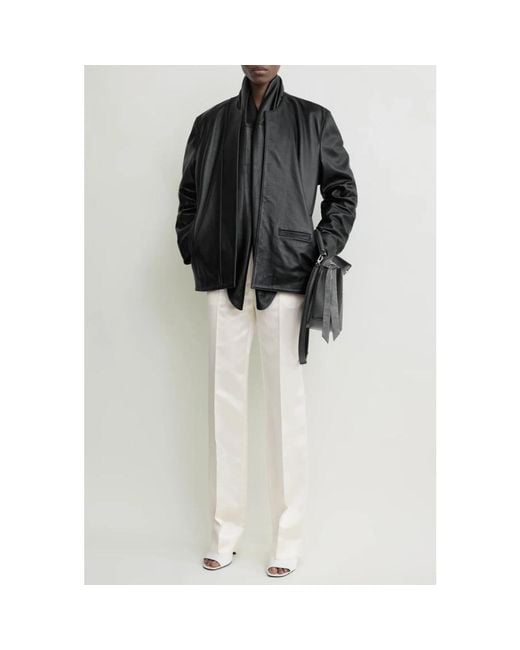 Totême Black Leather Jackets