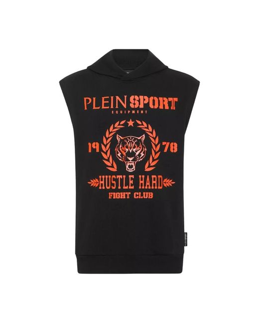 Sleeveless Tops di Philipp Plein in Black da Uomo