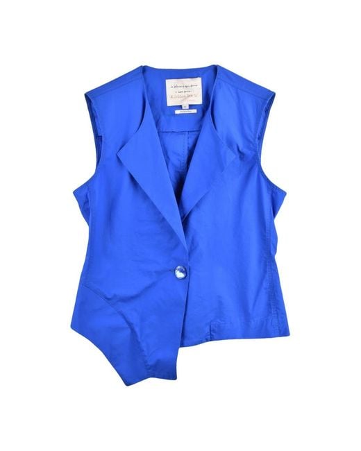 ALESSIA SANTI Blue Waistcoats