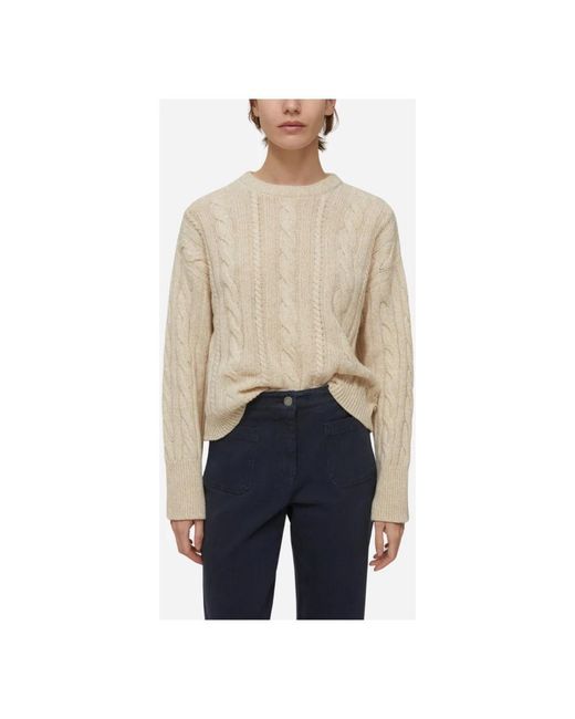 Pennyblack Natural Round-Neck Knitwear