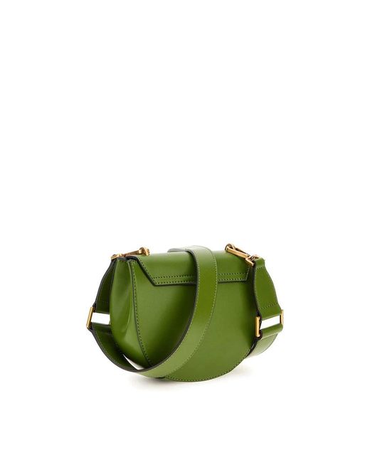 Guess Green Stilvolle umhängetasche mit clipverschluss