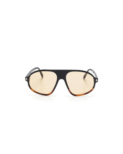 Tom Ford Metallic Sunglasses for men