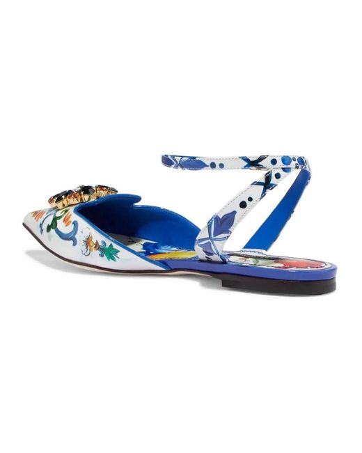 Dolce & Gabbana Blue Flat sandals