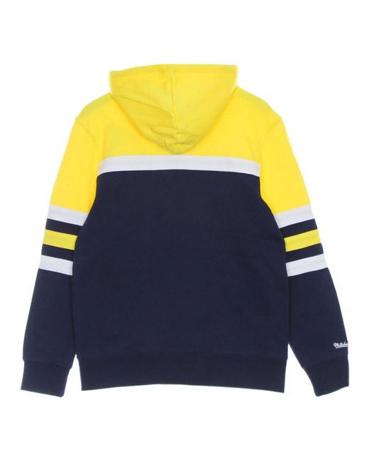 Mitchell & Ness Hoodies & Sweatvesten ,Veelkleurig ,Katoen Michigan State Spartans Hoodie in het Blue voor heren