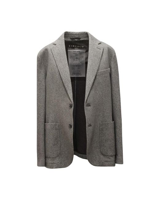 Circolo 1901 Gray Blazers for men