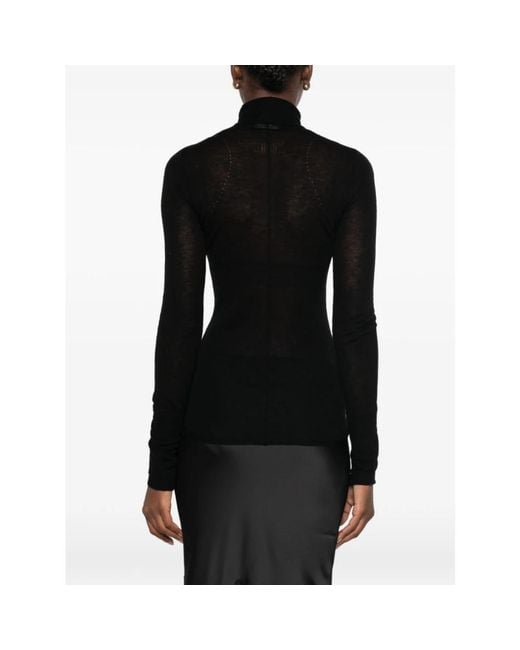 Elisabetta Franchi Black Turtlenecks