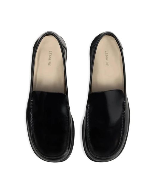 Lemaire Black Loafers