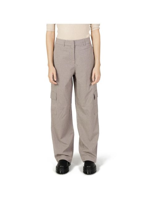 ONLY Gray Wide Trousers
