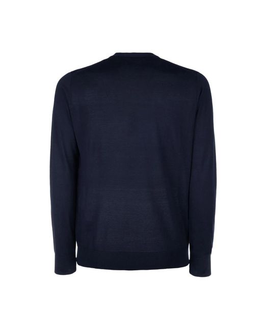 Paolo Pecora Blue Round-Neck Knitwear for men