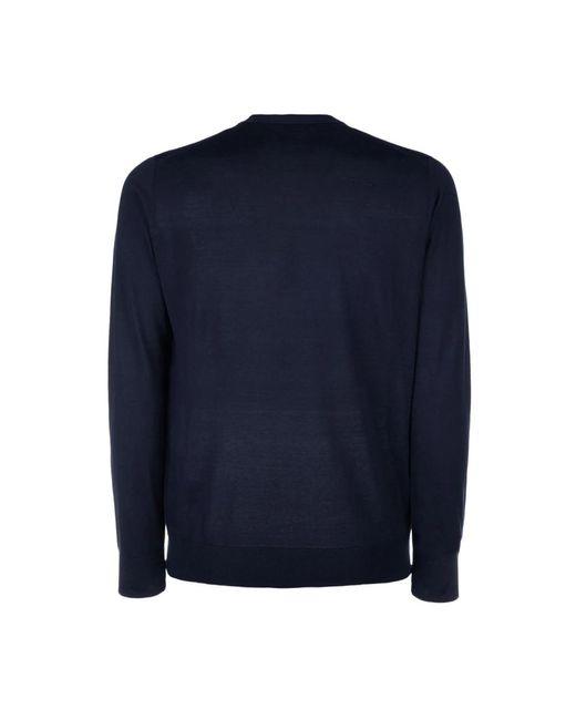 Paolo Pecora Blue Round-Neck Knitwear for men