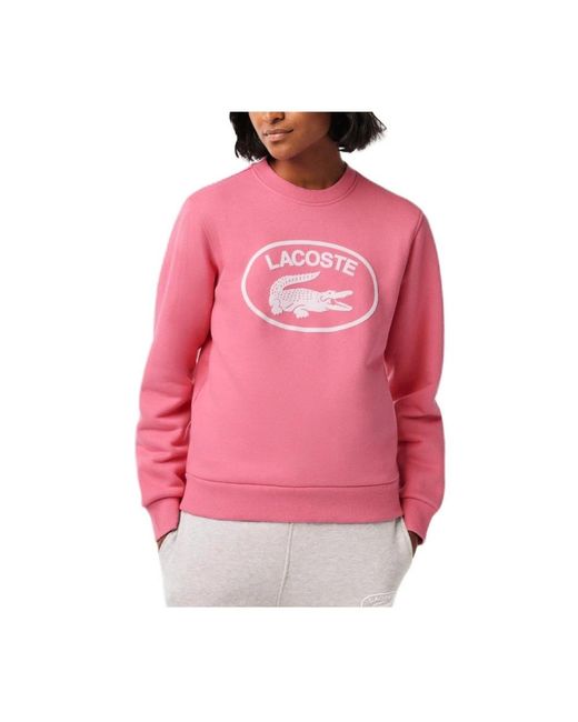 Lacoste Pink Sweatshirts