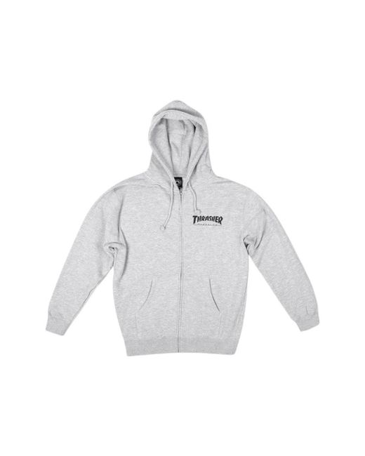 Thrasher Gray Zip-Throughs for men