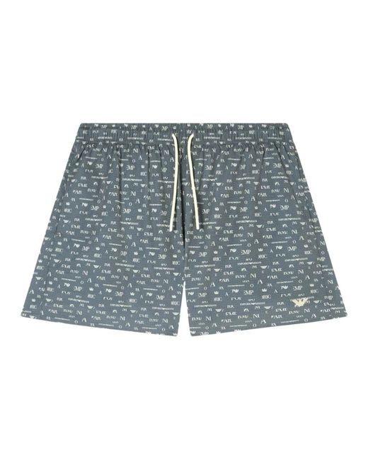 Emporio Armani Blue Beachwear for men