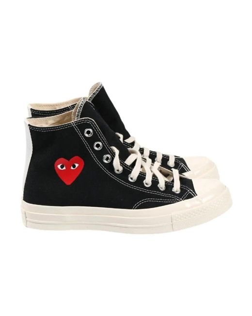 COMME DES GARÇONS PLAY Black Sneakers for men