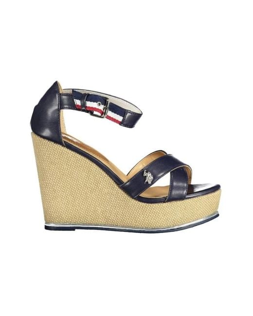 U.S. POLO ASSN. Wedges in het Blue