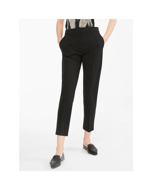 Max Mara Broeken ,Zwart ,Zwarte Pledge Elegant Modejurk in het Black