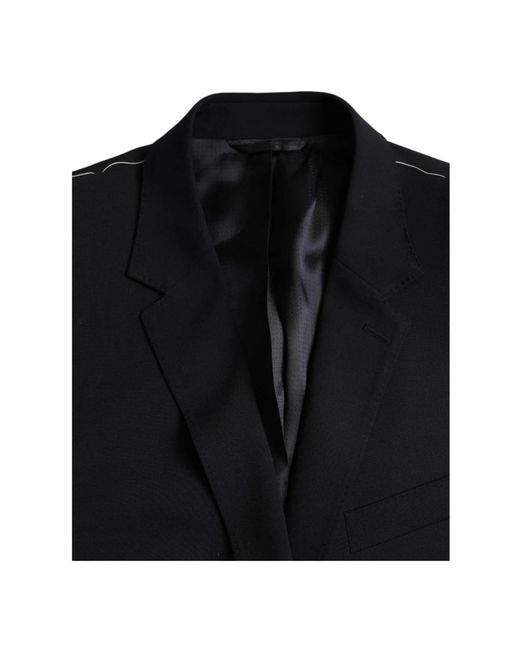Dolce & Gabbana Slim fit single breasted blazer in Black für Herren