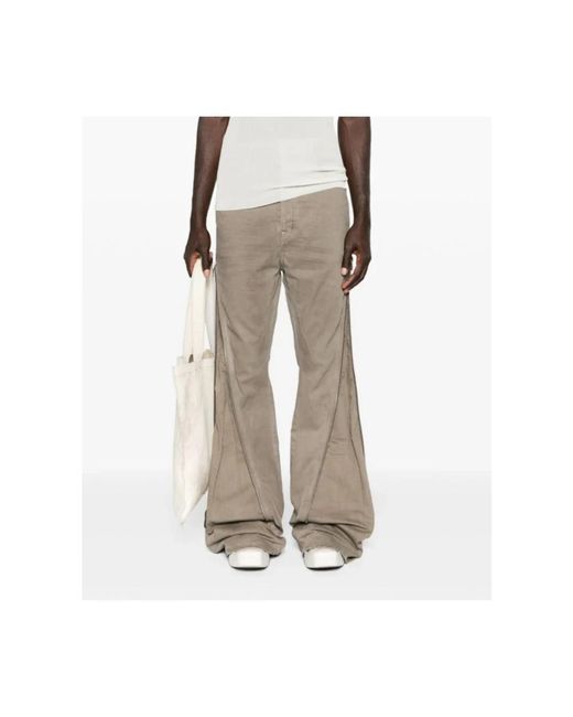 Trousers > slim-fit trousers Rick Owens pour homme en coloris Natural