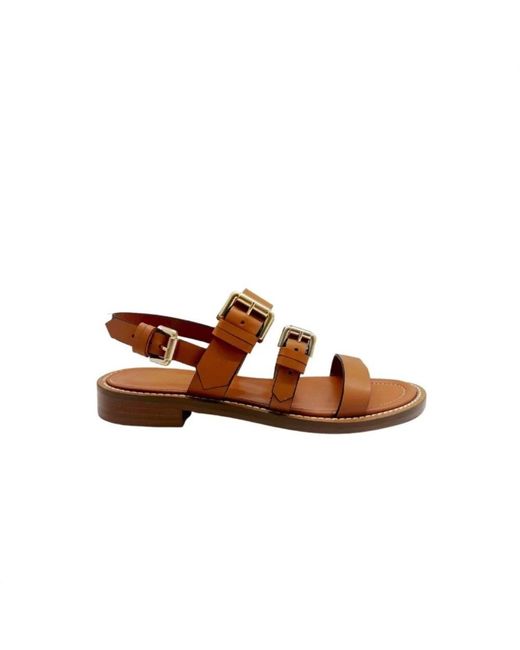 Flat sandals Guglielmo Rotta de color Brown