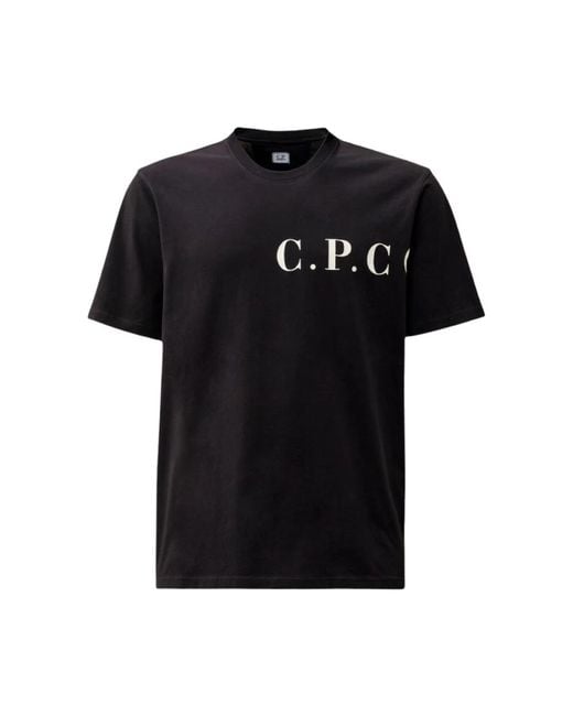 T-Shirts C P Company de hombre de color Black