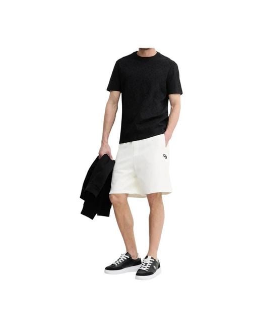 ARMANI EXCHANGE Black Casual Shorts for men