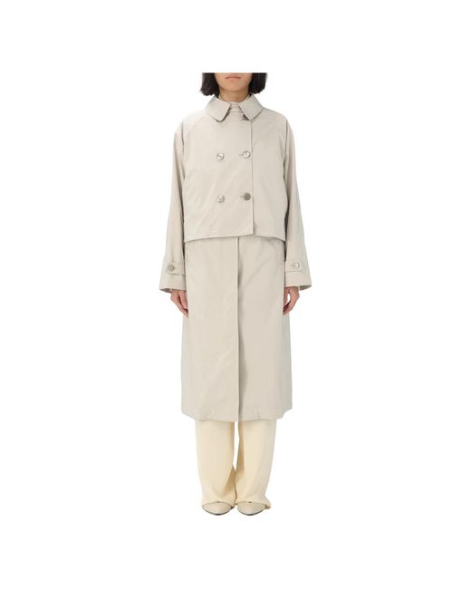 Trench Coats Moorer de color Natural