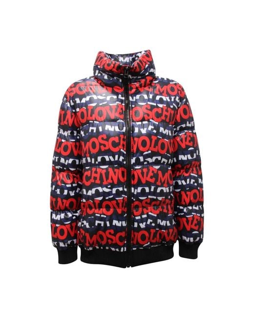 Moschino Winter Jackets in het Red