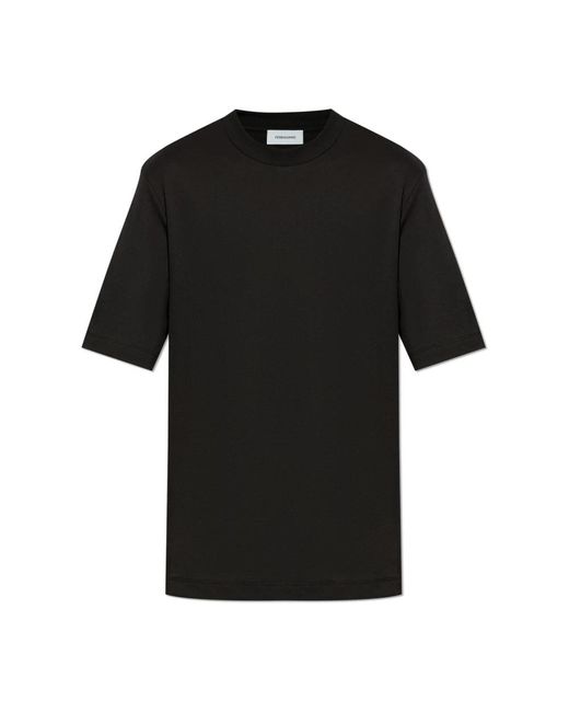 T-shirt con logo di Ferragamo in Black