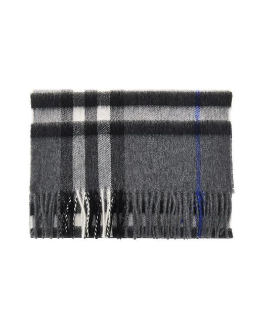 Burberry Gray Winter Scarves