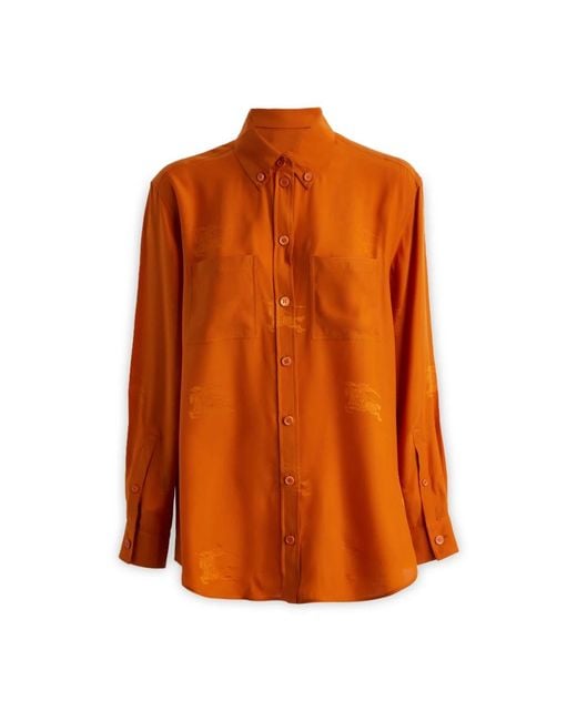 Burberry Orange Shirts