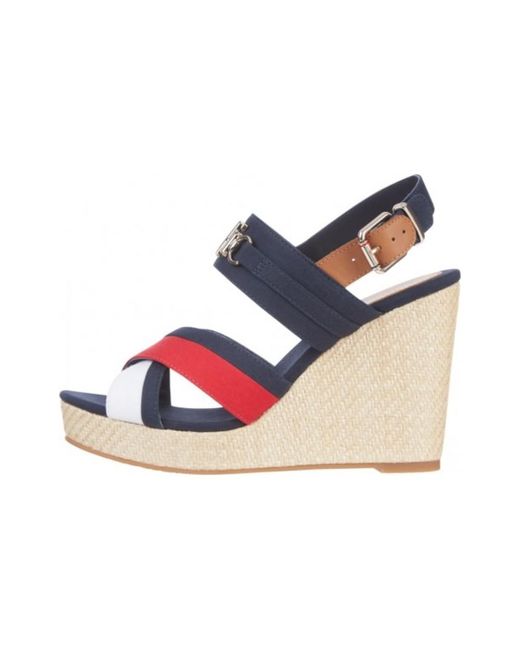 Tommy Hilfiger Sandalen - - Dames in het Blauw - Lyst