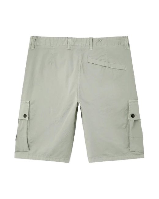 Stone Island Green Casual Shorts for men