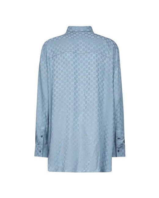 Gucci Blue Shirts