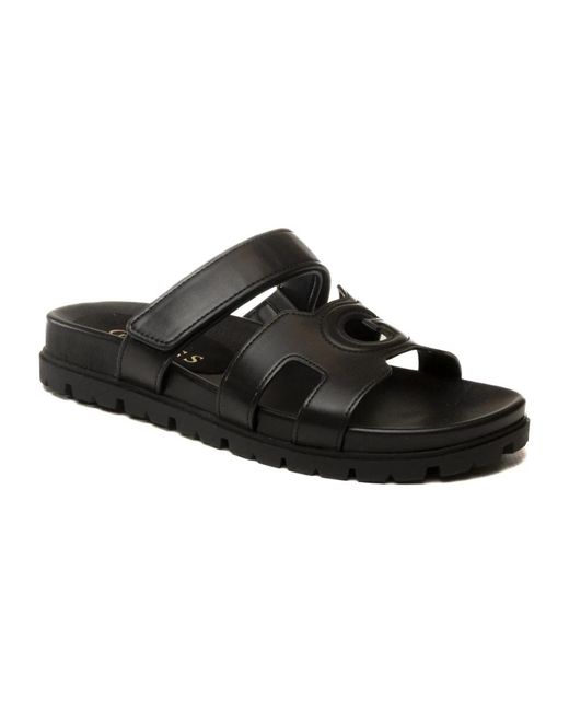 Guess Black Sliders