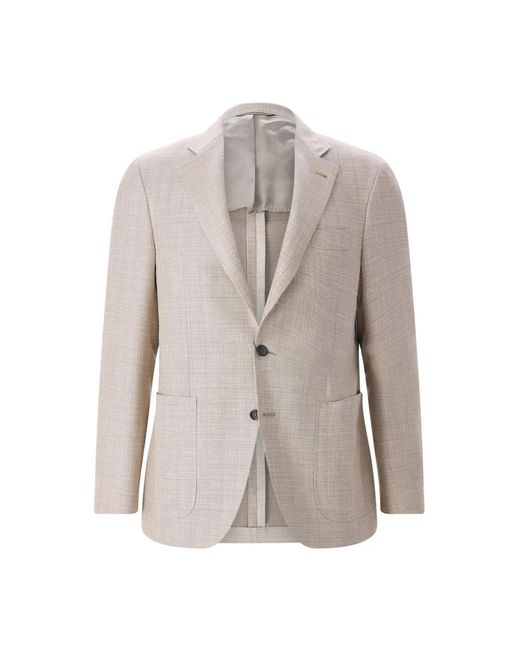 Canali Gray Blazers for men