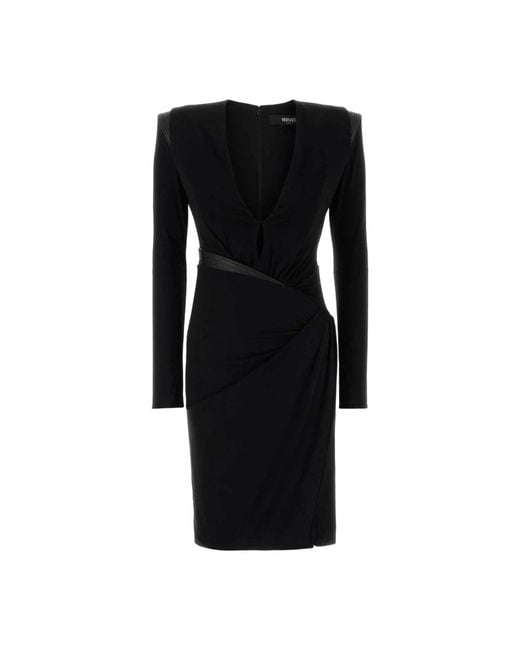 Versace Black Short Dresses