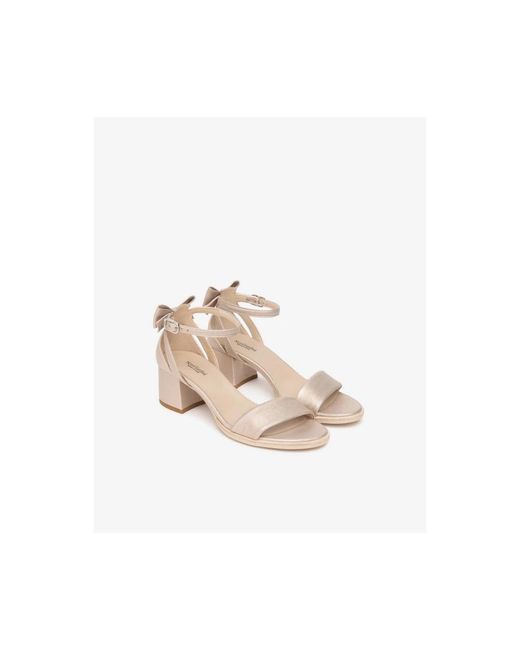 Nero Giardini White High Heel Sandals