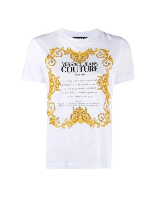 Versace Jeans Couture White T-Shirts