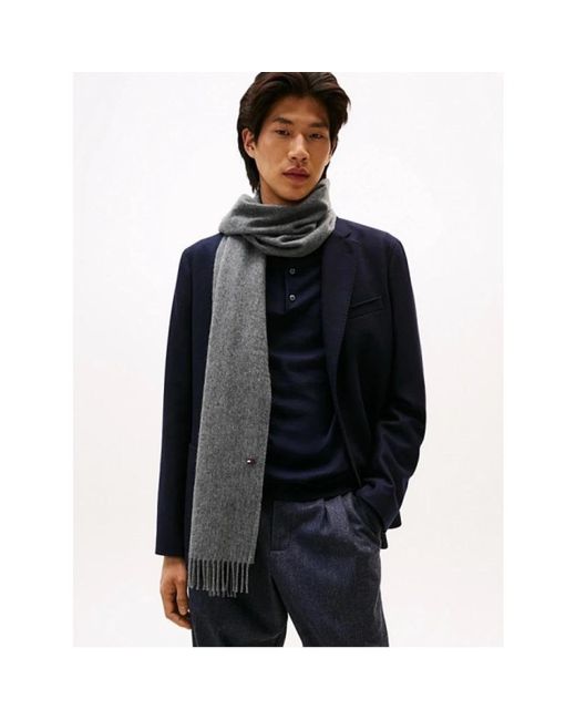Winter Scarves Tommy Hilfiger de hombre de color Gray