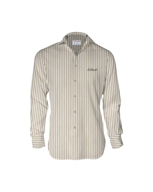Mc2 Saint Barth Gray Casual Shirts for men