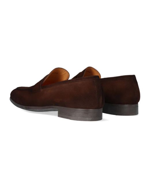 Magnanni Shoes Brauner wildleder-loafer klassischer stil in Brown für Herren