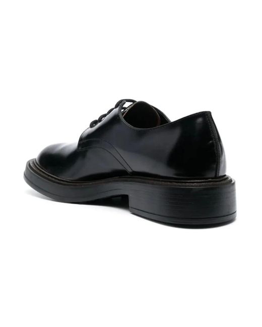 Tod's Schoenen ,Zwart ,Leer Derby Van Glad Leer in het Black voor heren