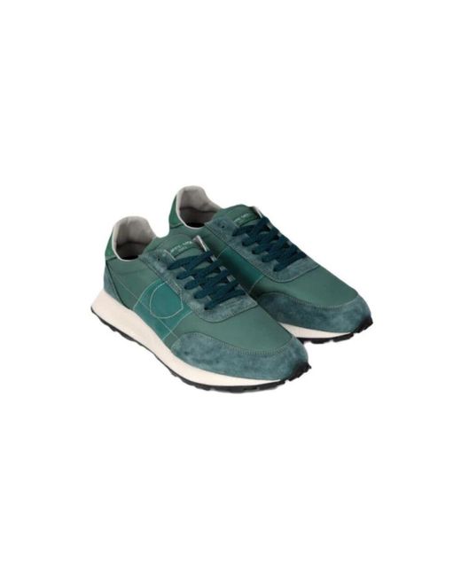Philippe Model Green Sneakers for men