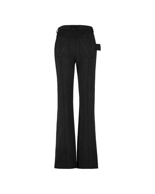 Bottega Veneta Wide Trousers in het Black