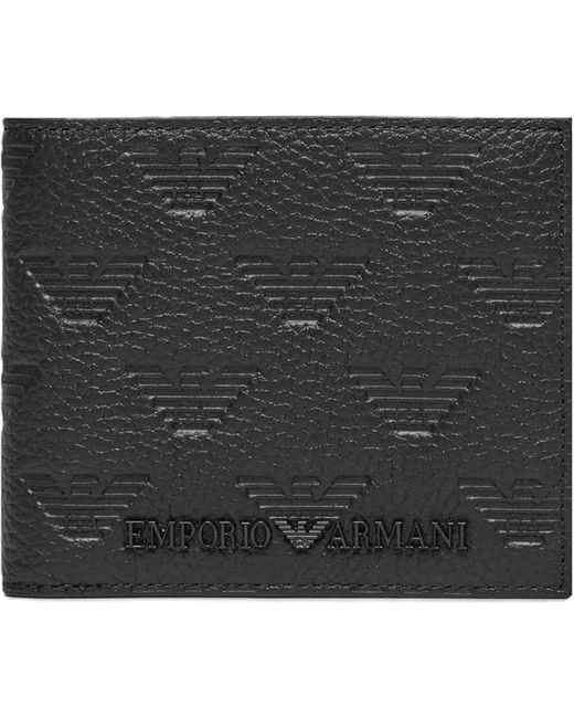 Emporio Armani Black Belts for men
