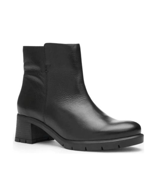 Ara Black Heeled Boots